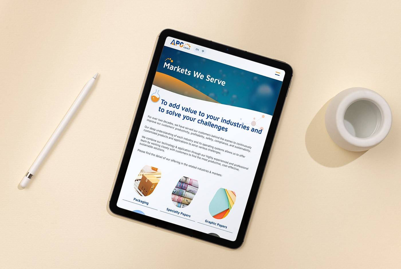 APC Group (Amazon Papyrus Chemicals) - Showcase - Web Design Company ...