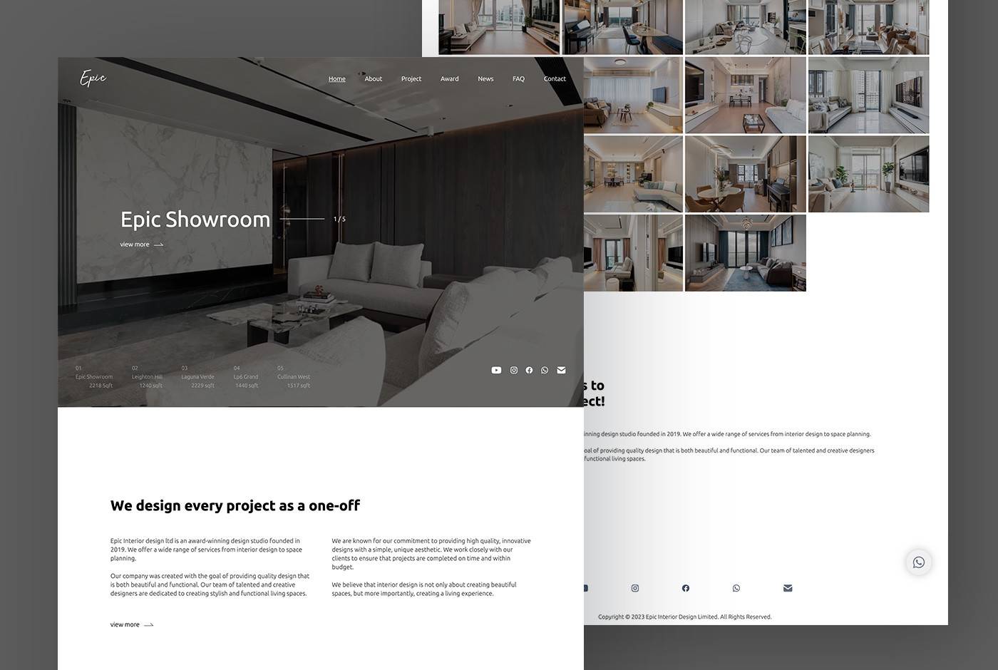 Epic Interior Design Limited - Showcase - Web Design Company Hong Kong ...