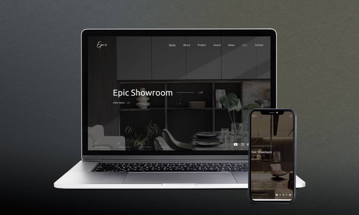 Epic Interior Design Limited - Showcase - Web Design Company Hong Kong ...