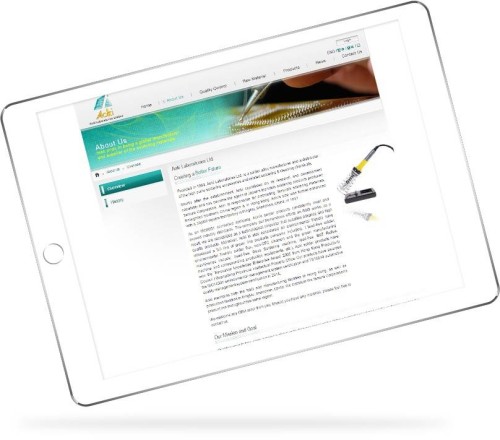 網站設計 - 青木研究有限公司