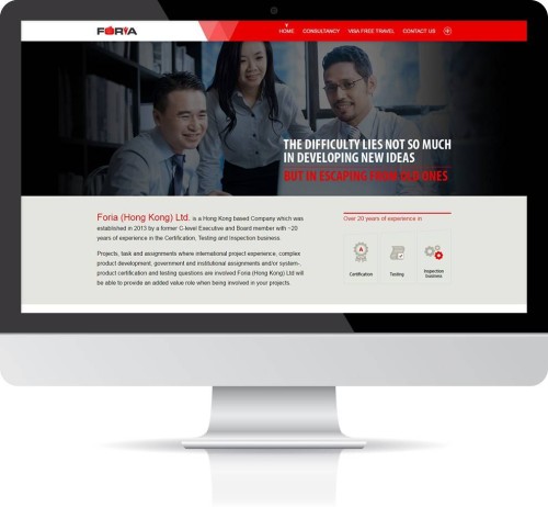 Web Design - Foria (Hong Kong) Ltd.