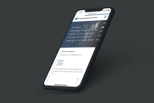 Web Design - GCI Asset Management, HK Limited