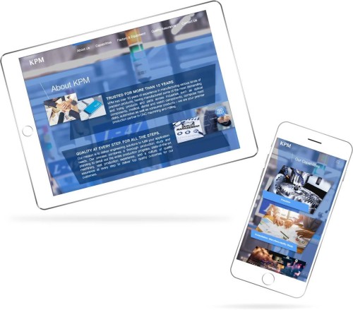 网站设计 - KPM Company Limited
