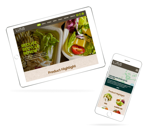 Web Design - Lotus Pack (UK) Ltd.