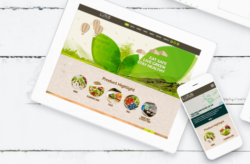 Web Design - Lotus Pack (UK) Ltd.