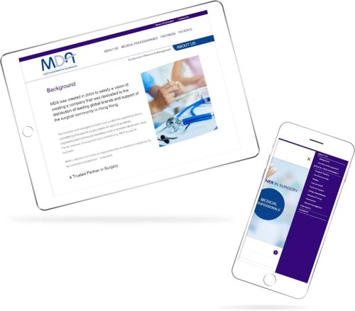 网站设计 - Medical Distributor Alliance Ltd.