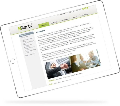 Web Design - Nstarts Consultants Co., Ltd.