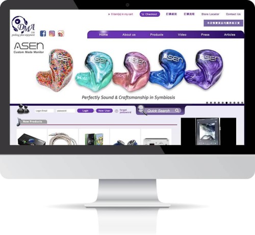 網站設計 - DMA 泛音