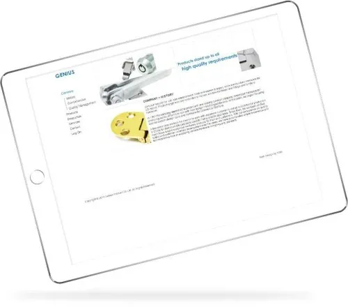 Web Design: Genius Products Co. Ltd.