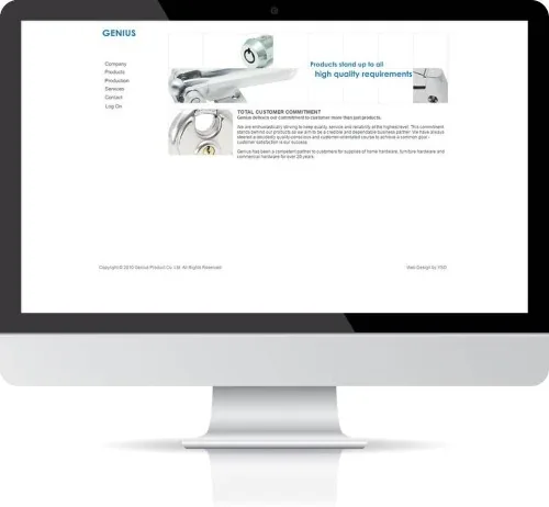 Web Design: Genius Products Co. Ltd.