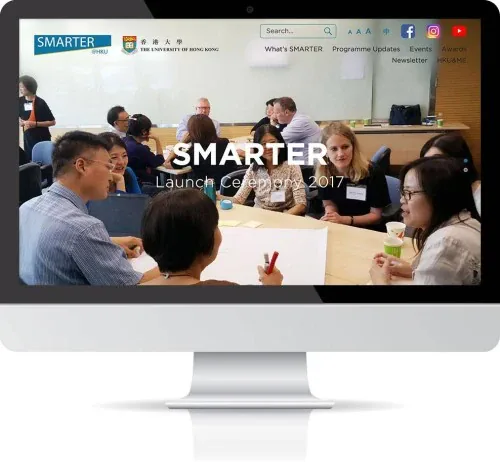 网站设计: HKU Smarter