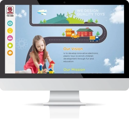 网站设计: 亿顺电子玩具制造厂有限公司