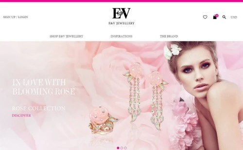 Web Design: E&V Jewellery