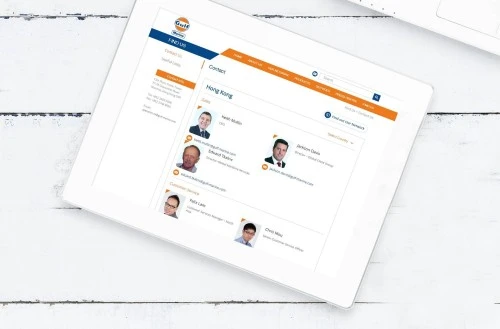 Web Design: Gulf Oil Marine Ltd.