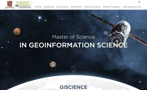 Web Design: Master of Geoinformation Science, CUHK