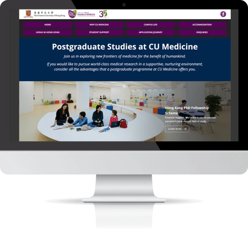 Web Design: Postgraduate Studies at CU Medicine