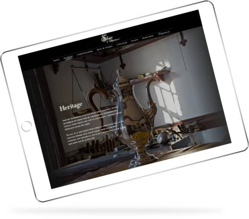 网页设计: Silver by Temptations