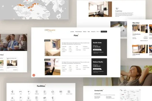 Web Design: Owl Square Co-living