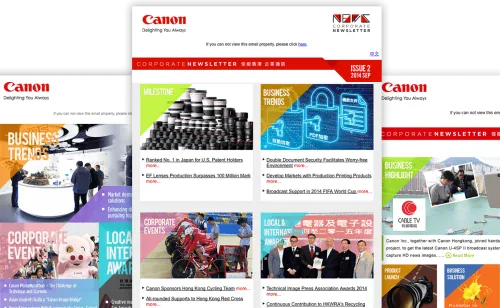 Web Design: CANON