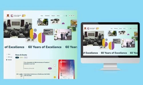 Web Design: CUHK - The 60th Anniversary of Faculty of Education