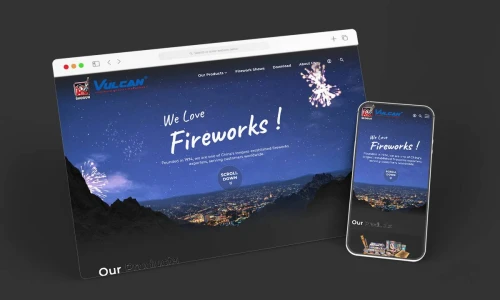 Web Design: Oriental Fireworks Company Limited