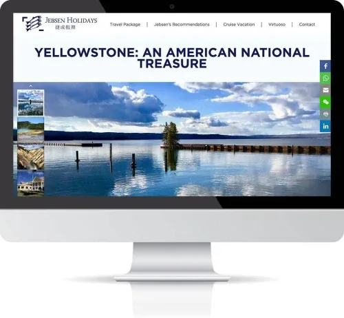 Web Design: Jebsen Holidays